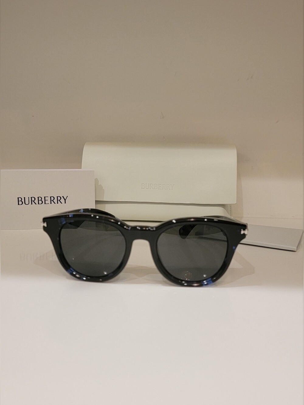 BURBERRY Unisex Blue Havana